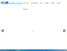 Tablet Screenshot of hawaiineuroscience.com